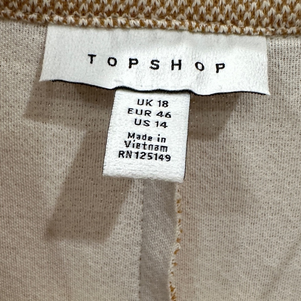 Topshop Beige Knit Top